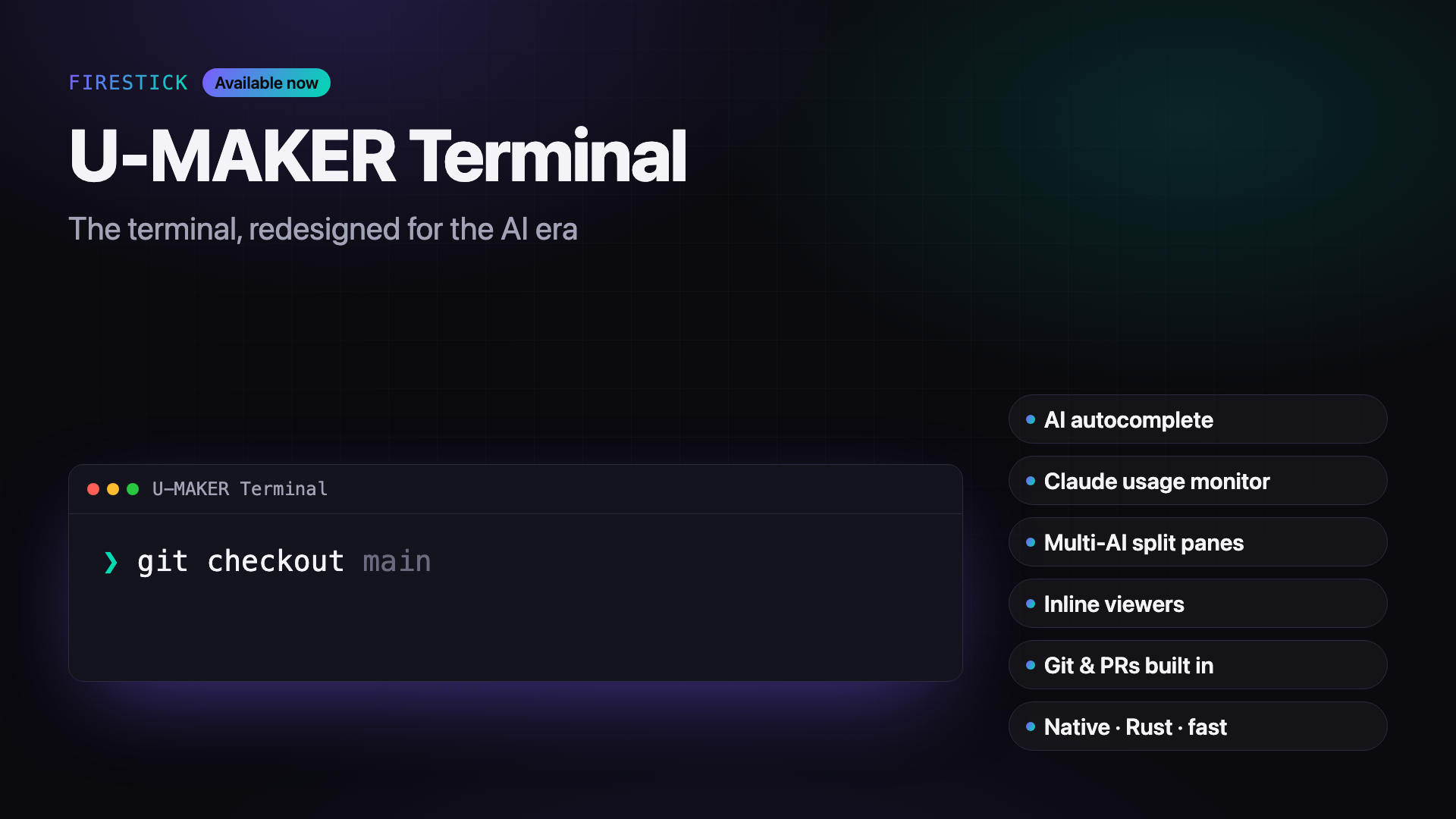 U-MAKER Terminal